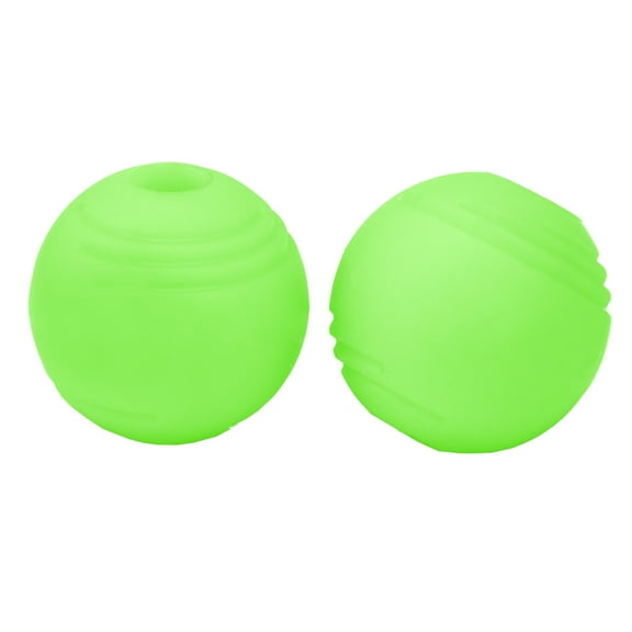 Chew King By Mammoth Dog Toy 3 Inch Durable Rubber Fetch Glow Balls (2-Pack), Dog Toy