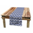 thumbnail image 1 of Boho Table Runner, Illustration of Curved Triangles and Stripes Drawn by Hand, Dining Room Kitchen Rectangular Runner, 3 Sizes, by Ambesonne, 1 of 2