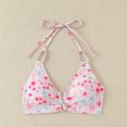 thumbnail image 4 of Yindaity Swim Top Women's Twist Front Bikini Top - Padded Swimsuit Top Women's Twist Front Bikini Top - Padded Swimsuit Top Tankini Swim Top(Pink,S), 4 of 8