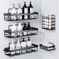 thumbnail image 1 of Organizadores de baño Shower Caddy Posyla de acero inoxidable, 1 of 6