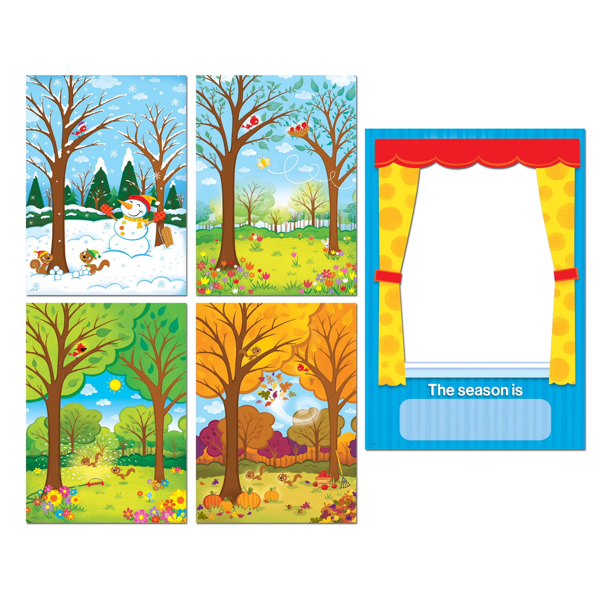 Creative Teaching Press Dress for the Weather Bulletin Board Set