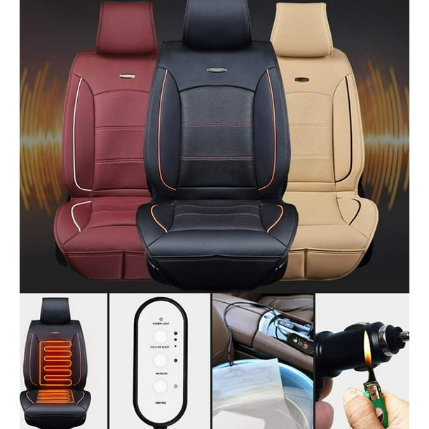 PME Coussin de siège chauffant pour voiture, universel 12 V