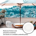 thumbnail image 3 of 5 Set Plastic Umbrella Table Hole Patio Table Umbrella Thicker Hole Ring Plug and Set for Garden Shop Outdoor, 3 of 9