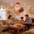 thumbnail image 6 of PEIBang Easter Foil Balloon,Cute Chicken Shaped Balloon for Happy Easter Themed Party Decorations Supplies, 6 of 6