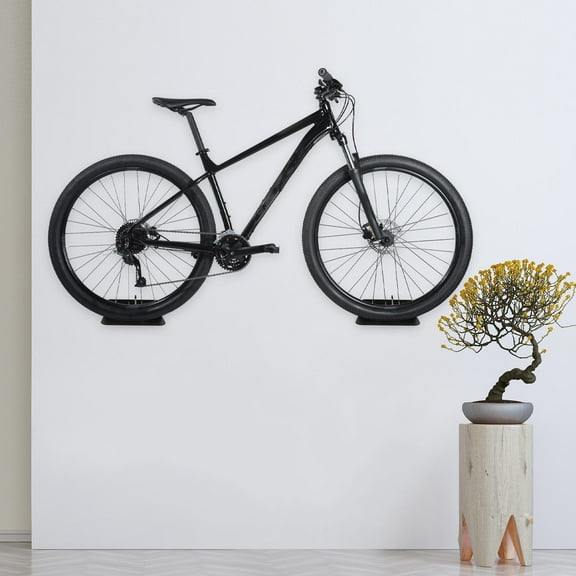 Mobestech Bike Wall Mount 3Pcs Black Space Saving Strong 100Kg Capacity No Assembly