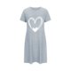 thumbnail image 5 of Camisón corto de talla grande para mujer, camisón de manga corta con estampado de pecho a la moda, camisón para mujer, 5 of 5