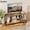 55"-Retro, variant on Asofer Industrial TV Stand for TVs up to 65" with Open Storage Shelves and Metal Frame, for Living Room, Bedroom, Gray