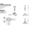 thumbnail image 2 of Magma T10-365 Socket Type Fish-Rod Holder (SD) Mount fits Scotty/Striker Grip Rod Holder Sockets for 12" x 18" or Smaller Rectangular Grills and Single Mount Tables (Sockets Not Included), 2 of 3