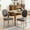 Dark Gray, variant on 2 Dark Gray Linen French Dining Chairs, Solid Wood Legs For Support, Sw1845dg Style Fabric, Frame, Excellent Cushioning,