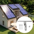 thumbnail image 4 of 304 acero inoxidable ajustable gancho de techo fotovoltaico soporte riel accesorios, 4 of 5