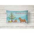 thumbnail image 2 of Norfolk Terrier Merry Christmas Tree Canvas Fabric Decorative Pillow, 2 of 3
