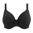thumbnail image 3 of Elomi Plain Sailing Plunge Underwire Bikini Top (ES7284),36J,Black, 3 of 5