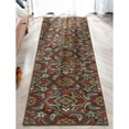 thumbnail image 3 of Well Woven Kings Court Florence Brown Traditional Modern Floral Brown 2' x 7' Runner Rug, 3 of 6