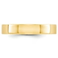 thumbnail image 2 of 14k Yellow Gold 4mm Flat Men's Plain Classic Wedding Band Ring Size 14, 2 of 4