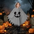 thumbnail image 5 of Curuila Toddler Halloween Jumpsuit For Dress Up Hallowmas Face Print Stage Show Cosplay Jumpsuit For Girls Boys Performance Fashion Clothes Size 10-12 Years, 5 of 7