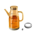thumbnail image 2 of Iuhan 1Pcs 2025 Oil Dispenser Bottle, Drip-Free Spout Glass Olive Oil Bottle, 34oz Kitchen Oil Vinegar Dispenser with Measurement Marks, Heat Resistant Food Grade Container for Cooking, 2 of 9