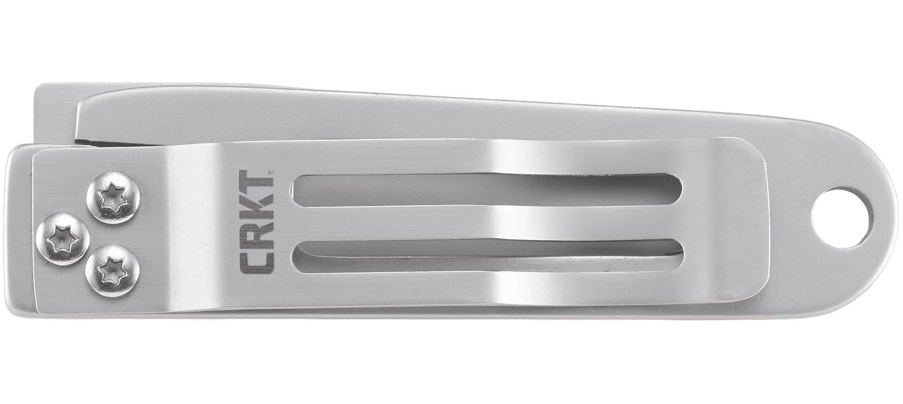 CRKT K.I.S.S. Everyday Carry EDC Pocket Folding Knife with Frame Lock: Stainless Steel Triple Point Serrations Blade, Stainless Steel Handle, 5510