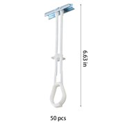 50 Pcs Drywall Anchors, Sturdy Hollow Wall Anchors, Stainless Steel Expansion Bolts, Long Strap Anchors, TV Mounting Hardware