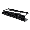 thumbnail image 4 of DOLITY Spray Bottle Rack Holder with 5 Square Hooks for Utility Room Workspace Home black 4 holes, 4 of 9