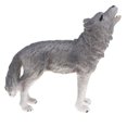 thumbnail image 1 of lionlar 2-5pack Plastic Animal Model Figurines for Kids Gift Home Decor Grey Howling 5 Pcs, 1 of 8