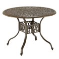 thumbnail image 4 of GSI Homestyles Table à Manger Extérieure Capri 29.75 x 42 x 42 Po. avec Trou pour Parasol, Taupe (1 Unité), 4 of 4