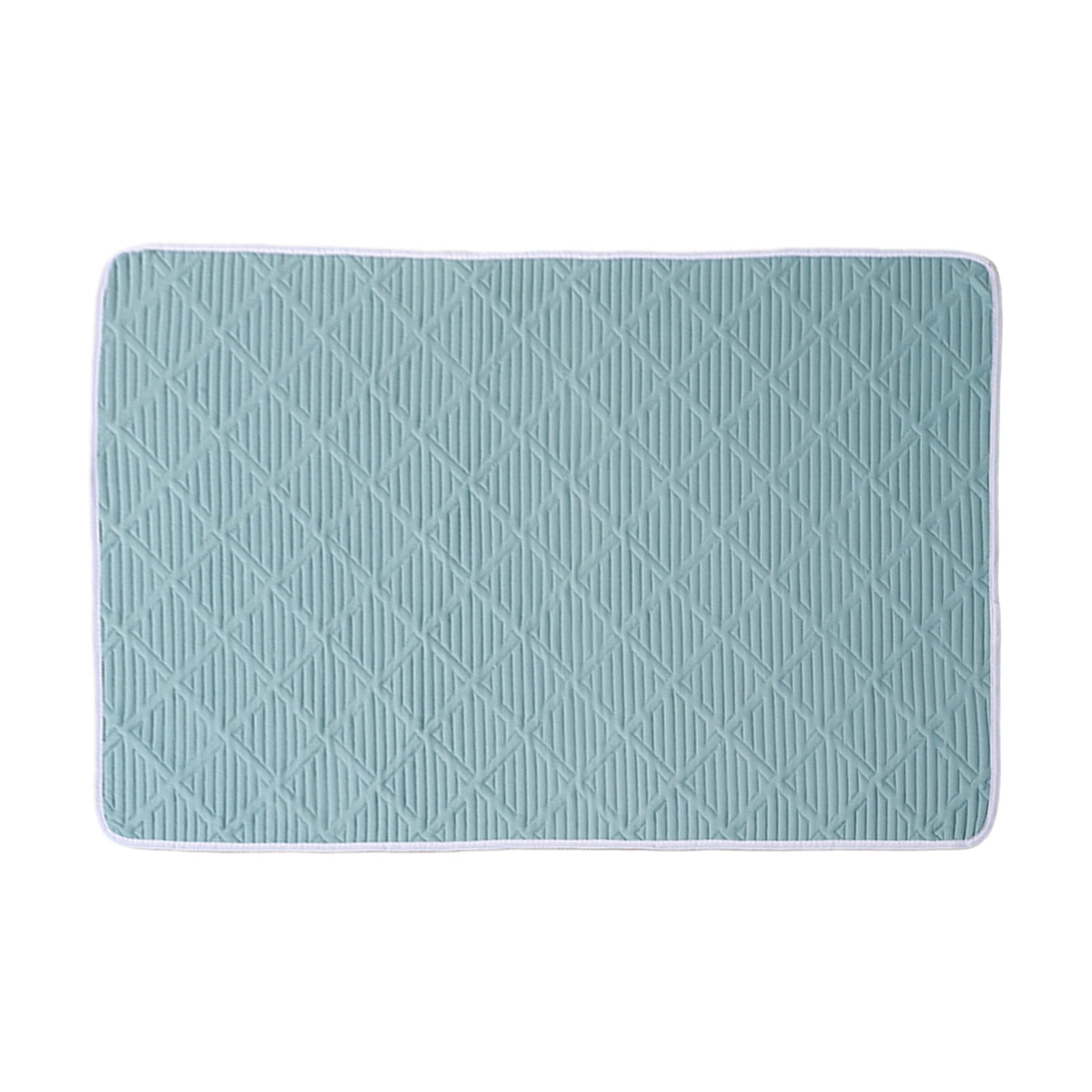 Light Blue Waterproof Washable Bed Pad For Incontinence Elderly Care Mattress Protector Light Blue 47X31Inch