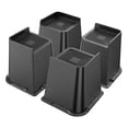 thumbnail image 4 of Furniture Risers Square Furniture Leg Extenders Home Bedding Sofa Desk Table Bed 4Pcs, 4 of 7