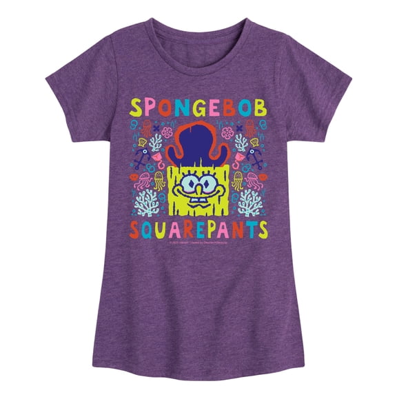 The Spongebob Movie: Search For Squarepants - Underworld - Youth Girls Short Sleeve T-Shirt