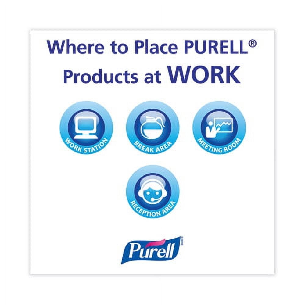 Hand Sanitizer Purell Advanced 12 oz. Alcohol (Ethyl) Gel Pump Bottle 10 Pack