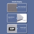 thumbnail image 4 of Estuche organizador BUBM para cables y accesorios - Compacto y ligero en PVC gris (18.5x13.4x2.4cm), 4 of 6