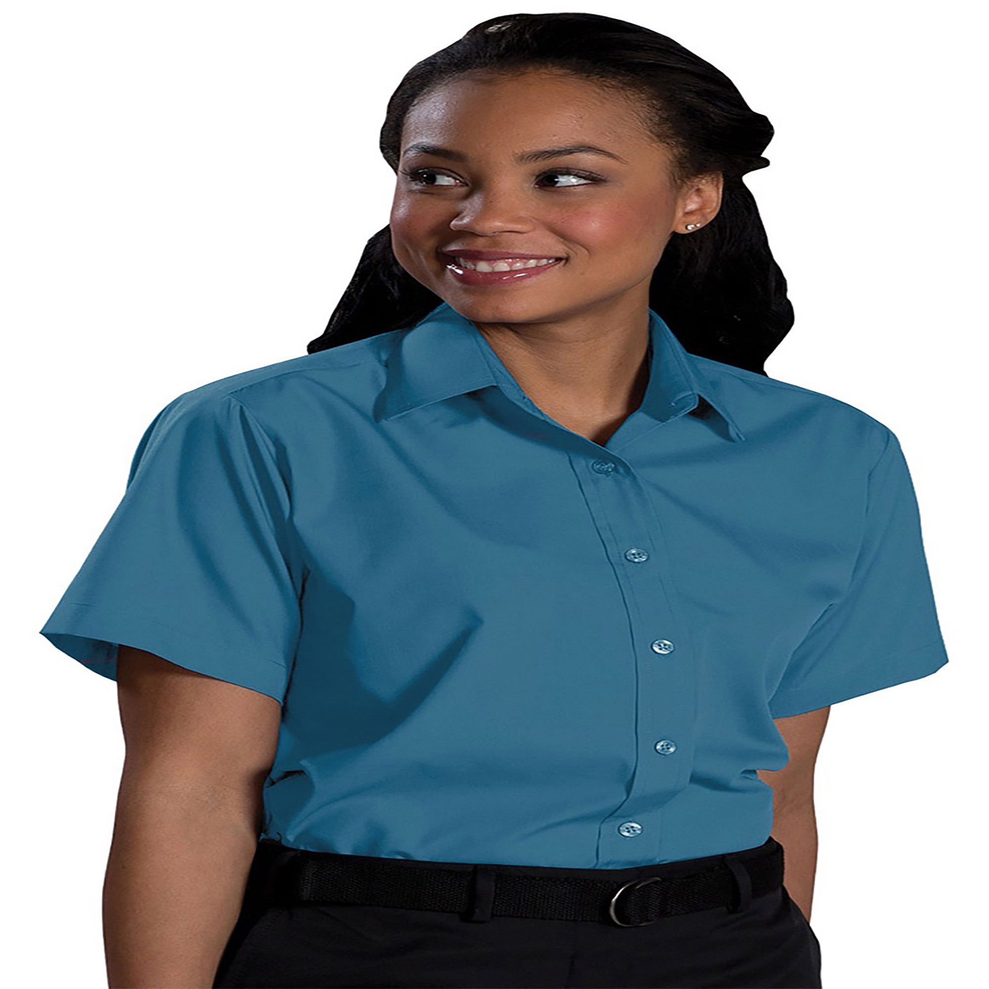 Edwards Edwards Garment Women's Short Sleeve Value Broadcloth Shirt