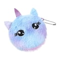 thumbnail image 1 of Sac à Main en Peluche Violet pour Enfants, Chat à une Corne en Forme de Licorne avec Poche, 1 of 5