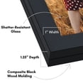 thumbnail image 6 of Americanflat 12x16 Picture Frame with Polished Plexiglass Storage Quick Change Frames Holds Photos - Black, 6 of 8