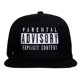 thumbnail image 1 of Gorra Plana Negra Unitalla Parental Advisory, 1 of 4