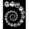 thumbnail image 2 of Men's The Nightmare Before Christmas Jack Skellington Faces Spiral Graphic Tee Black 3X Large, 2 of 5