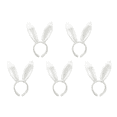 thumbnail image 2 of 5 Diademas Pascua Con Orejas Conejo Color Blanco, 2 of 5