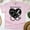 Light Pink, variant on Medical Assistant Graphic T-Shirt with Heart and Stethoscope Design, White, Size S