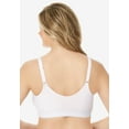 thumbnail image 2 of Catherines Women's Plus Size Wireless Front-Close Cotton Comfort Bra, 2 of 4