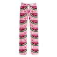 thumbnail image 6 of JGGSPWM Womens Cute Love Print Pajama Pants Drawstring Elastic Waist Jogger Sweatpants Loose Casual Comfortable Trousers Pink XXXL, 6 of 6
