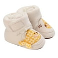 thumbnail image 5 of Otqutp Autumn Boots for Toddler Baby Girls and Boys Warm Shoes Soft Booties Comfortable Boots Toddler Fashion Fish Pattern Print Shoes(A,0-6 Months), 5 of 9