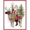 Lang "reindeer Santa" Boxed Christmas Ca