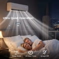 thumbnail image 2 of ALPULON 11500 BTU WiFi Enabled Mini Split Air Conditioner & Heater, Works with Alexa, 17 SEER2, 115V, 750 Sq.Ft, 2 of 9