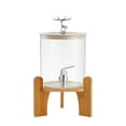 thumbnail image 2 of simhoa Glass Drink Dispenser 3.5L Cold Beverage Dispenser for Punch Water Daily Use Deer, 2 of 8