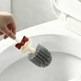thumbnail image 6 of Vxdvou Bell-Shaped Toilet Brush with Stable Base, Bathroom Cleaning Brush for Odor-Proof Storage, 45.4x15.2cm, Ergonomic Handle for No-Dead-Angle Cleaning, Stylish Home Decor Brush, 6 of 6
