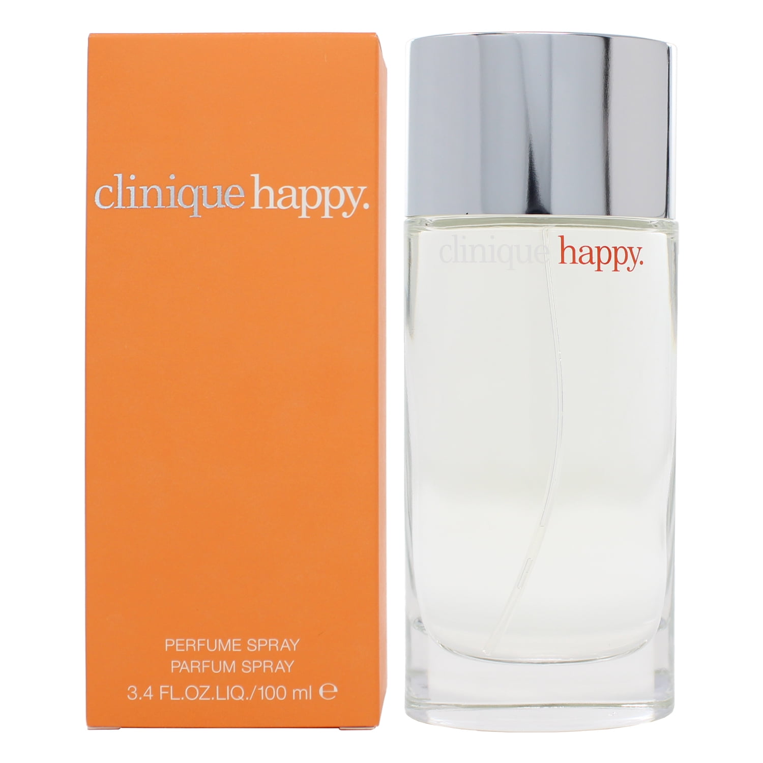 Clinique Happy Perfume Spray for Women, 3.4 oz, Citrus and Floral