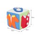 thumbnail image 2 of Dados cúbicos Juguete de aprendizaje de actividad cúbica para niños con botones de cordones con cremallera y más juguetes sensoriales para bebés para niños pequeños Meterk Dados cúbicos, 2 of 7
