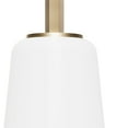 thumbnail image 4 of Hunter - Nolita 1-light Alturas Gold, Small Pendant Light, Dimmable, Modern Style, Cone Shaped, for Bedrooms, Kitchens, Dining, Living Rooms - 19886, 4 of 7