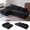 Black, variant on Modern L-Shape Cloud Couch, Modular Sectional 3-Seat with Oversized Chaise, Black Boneless Couch for Living Room, Memory Foam Compressed Sofa Sleeper