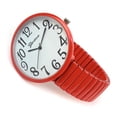 thumbnail image 4 of Red super large face stretch band fashion watch, 4 of 5