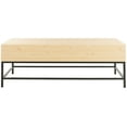thumbnail image 5 of SAFAVIEH Gina Contemporary Lift-Top Coffee Table with Storage, Light Oak, 5 of 9